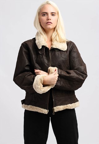 VINTAGE SHEARLING SHEEPSKIN COAT