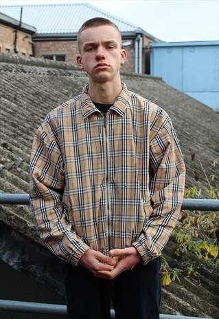 RARE VINTAGE REVERSIBLE BURBERRY HARRINGTON JACKET
