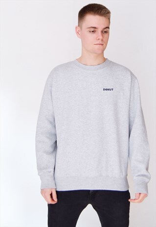 GREY DONUT (NAVY) SWEATSHIRT