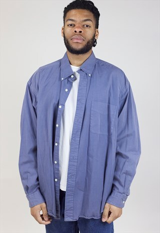 VINTAGE RALPH LAUREN BLUE SHIRT