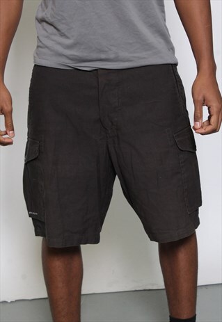 VINTAGE STONE ISLAND CARGO SHORTS BLACK