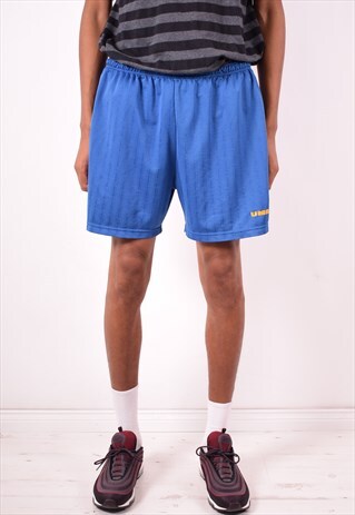 UMBRO MENS VINTAGE SHORTS XXL BLUE 90S