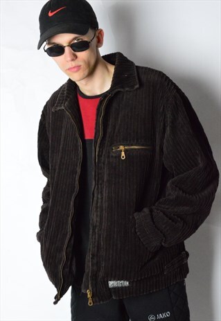 VINTAGE 90S BROWN CORDUROY JACKET