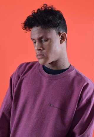 MAROON CHAMPION PRINTED SWEATSHIRT