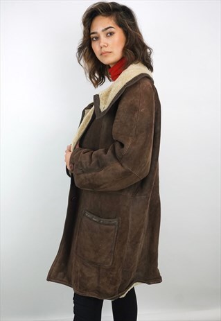 VINTAGE 90'S SHERLING COAT