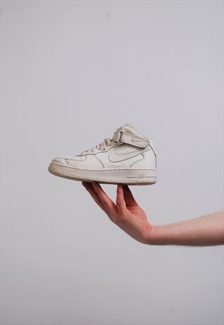 VINTAGE NIKE AIR FORCE ONE HIGH-TOP TRAINERS