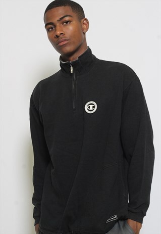 VINTAGE CHAMPION 1/4 ZIP SWEATSHIRT