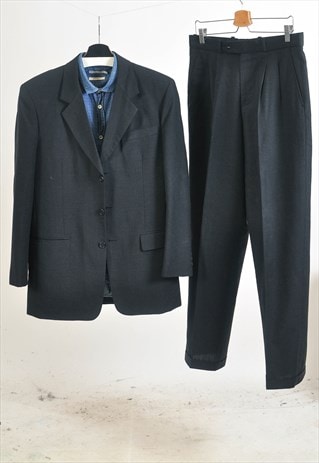 Vintage 90s suit in dark grey