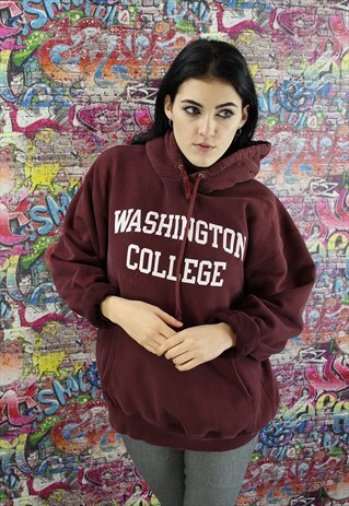 VINTAGE CHAMPION 90S SWEATSHIRT HOODIE. BRANDED SPORTSWEAR.