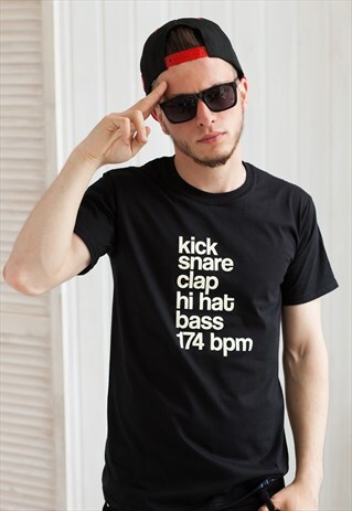 DJ T SHIRT JUNGLIST DRUM & BASS PRODUCER NEUROFUNK AMEN TEE