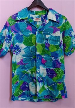 Vintage 1970s real Hawaiian men shirt