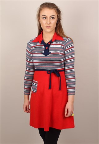 VINTAGE 60'S A-LINE DRESS ASM1624