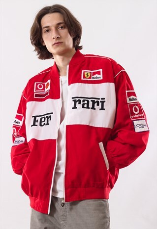 VINTAGE FERRARI MARLBORO SCHUMACHER WINDBREAKER JACKET