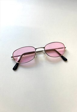 Vintage 90s Y2k Pink Sunglasses