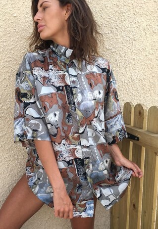 OVERSIZED RETRO 90S 80S VINTAGE UNISEX FESTIVAL SHIRT
