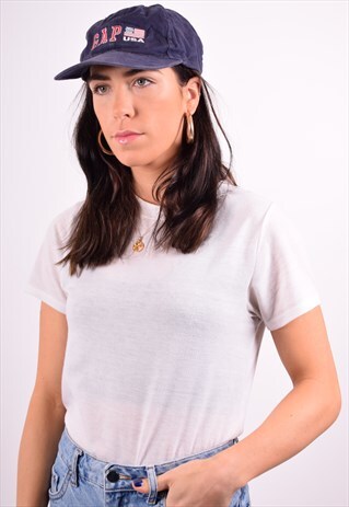 GAP WOMENS VINTAGE USA CAP ONE SIZE BLUE 90'S