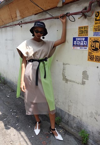 ACID REFRESH LINEN DRESS