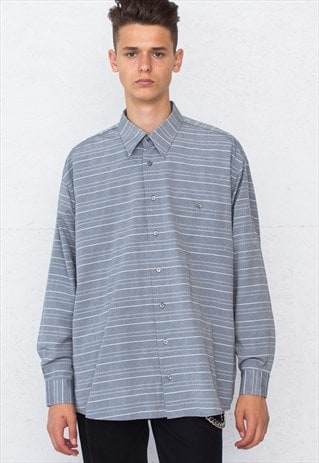 VINTAGE GREY PAUL R SMITH LONG SLEEVE SHIRT