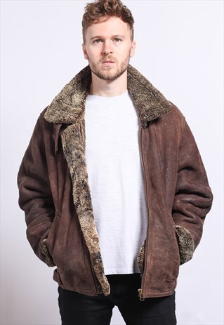 VINTAGE SUEDE AVIATOR JACKET