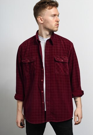 VINTAGE CORDUROY SHIRT PURPLE