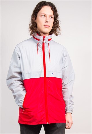 VINTAGE 90'S K-WAY COLOURBLOCK CAGOULE JACKET