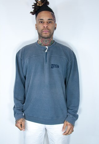 LEVI'S ZIP EMBROIDED SWEATSHIRT