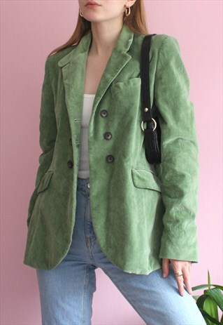 GREEN CABBAGES AND ROSES BLAZER