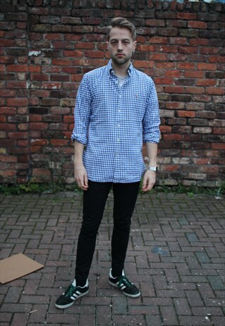 RALPH LAUREN BLUE CHECK SHIRT