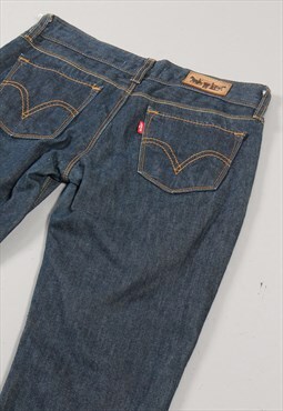 Vintage Levi's 571 Jeans in Navy Skinny Fit Denim W30