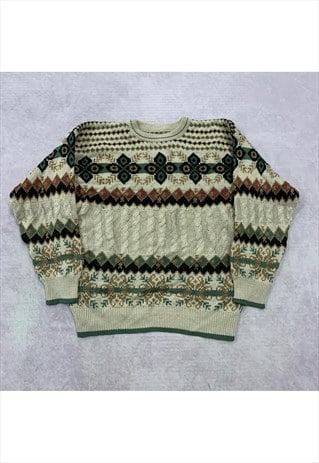 Vintage Knitted Jumper Women's L