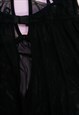 VINTAGE MESH TOP Y2K FAIRY LINGERIE CAMISOLE IN BLACK