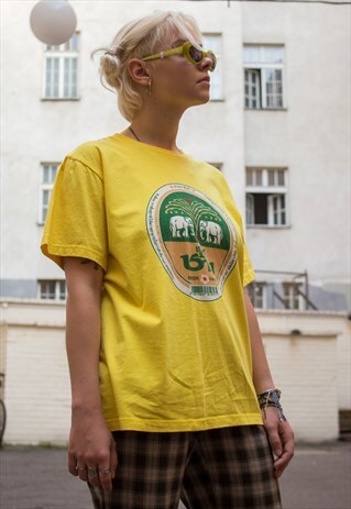 KITSCH 00S FUNKY QUIRKY GLITTER FESTIVAL T-SHIRT