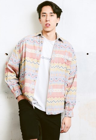 VINTAGE AZTEC CORDUROY SHIRT
