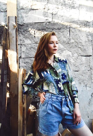 90S VINTAGE PATTERNED SHIRT