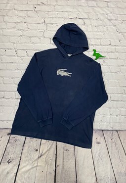 Navy Blue Lacoste Hoodie Size XL