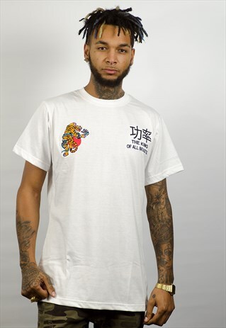 TRADITIONAL TIGER EMBROIDERED T-SHIRT III