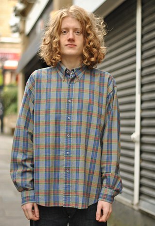 VINTAGE 90S YVES SAINT LAURENT YSL BUTTON DOWN SHIRT