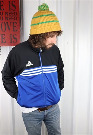 VINTAGE 90'S ADIDAS OVERSIZED TRACK JACKET , LARGE