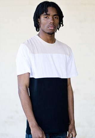 SHADWELL STRIPED T-SHIRT WITH SMALL KING CHEST LOGO