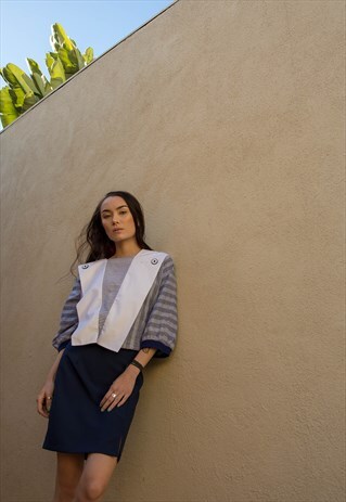 DARK BLUE BABY SKIRT