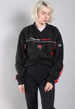 VINTAGE REEBOK TAMPA BAY FOOTBALL WINDBREAKER SWEATSHIRT