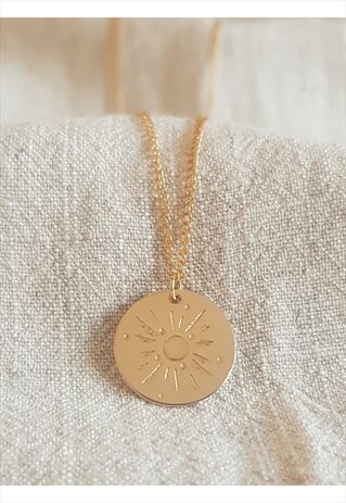 GOLD SUN NECKLACE