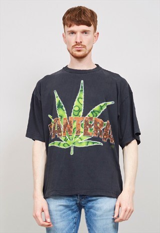VINTAGE RARE ORIGINAL 1994 BLACK PANTERA BAND T-SHIRT