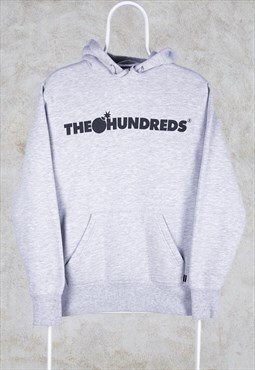 Grey The Hundreds Hoodie Spell Out Small