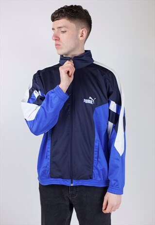 VINTAGE 90S PUMA ZIP-UP SPORTS JACKET