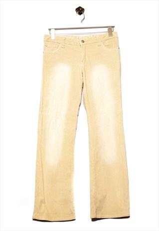 SECOND HAND CORD PANT BOOT CUT FIT BEIGE