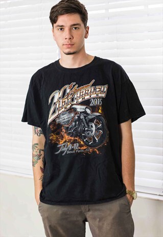 VINTAGE HARLEY DAVIDSON T-SHIRT LOGO 90S X 10.3