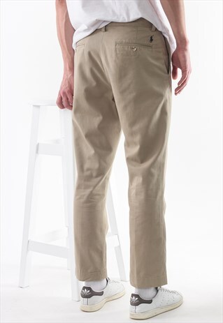 VINTAGE POLO RALPH LAUREN CHINO PANTS 90S BEIGE