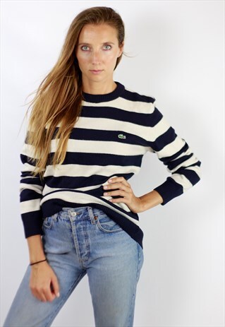 LACOSTE WOOL JUMPER STRIPED