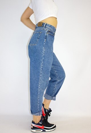 VINTAGE LEE 80'S HIGH WAIST TAPERED MOM JEAN